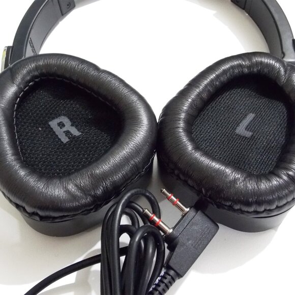 lot of 10 HEAD PHONES LSTN Delta In-Flight Wood 2 PRONG CORD - Picture 5 of 6